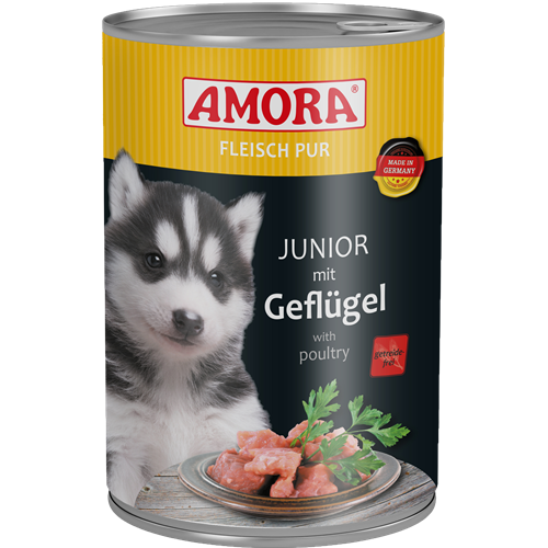 Amora Fleisch pur Junior - 400g - Gefl&#252;gel 