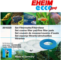 EHEIM Set Filtermatte & Filtervlies für Ecco Pro