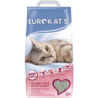 GIMBORN Eurokat's Katzenstreu mit Babypuder - 20 l 