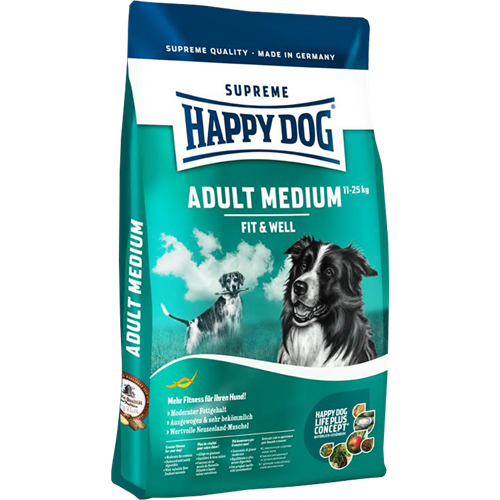 Happy Dog Happy Dog Supreme Fit &amp; Well - Medium Adult 12,5kg 
