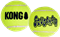 KONG Air Squeaker Tennis Ball - Large 2er Pack 