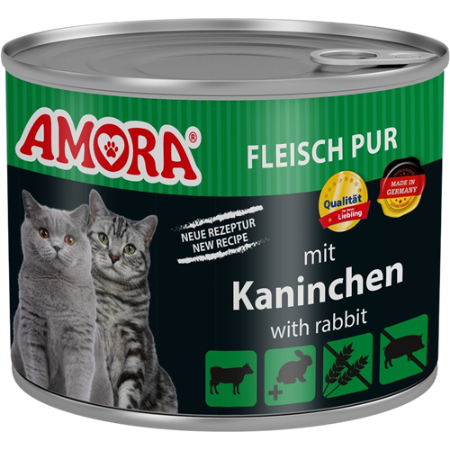Amora Fleisch Pur Adult - 200 g - Kaninchen 