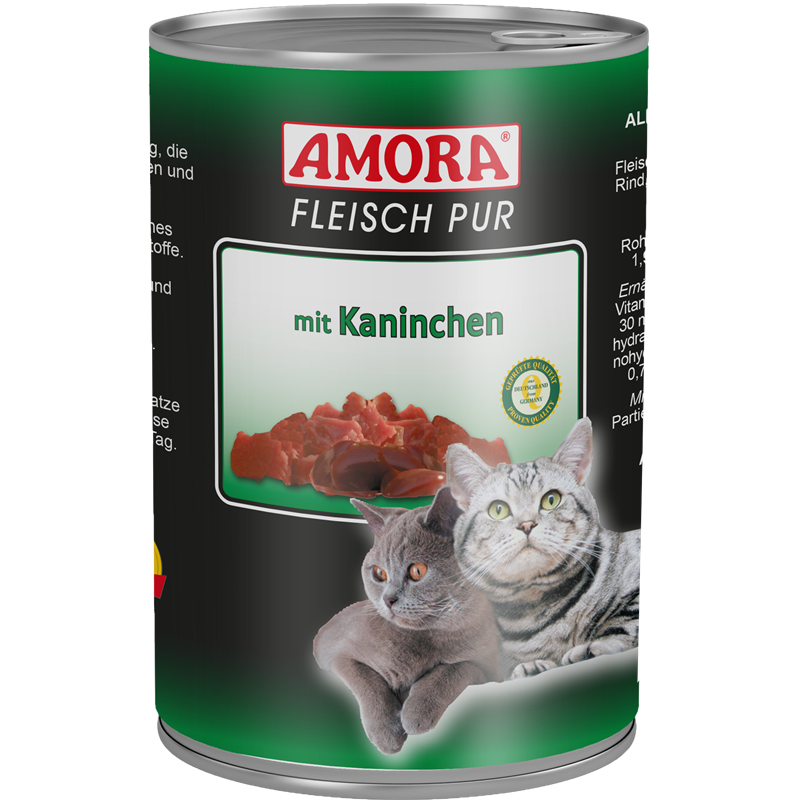 Amora Fleisch pur - 400 g - Kaninchen 