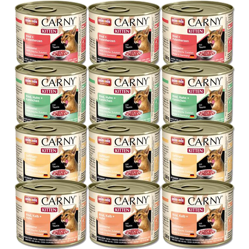 animonda Carny Kitten - Multipack - 12 x 200 g - Mix 1 