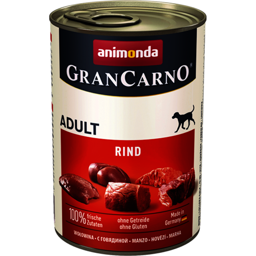 6x animonda Gran Carno Adult - 400 g - Rind 