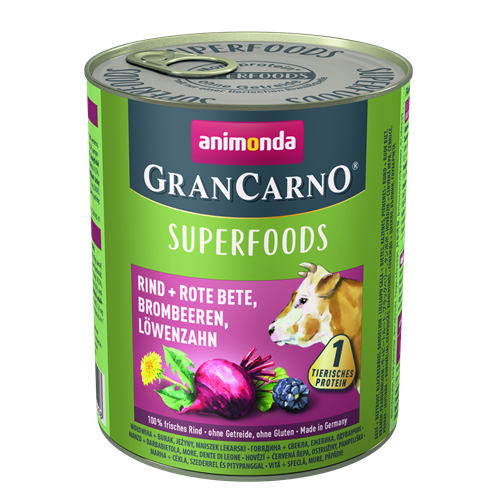 animonda GranCarno Adult - 800g - Superfoods Rind 
