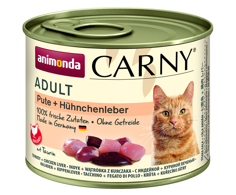 animonda Carny Adult - 200g - Pute & Hühnchenleber 