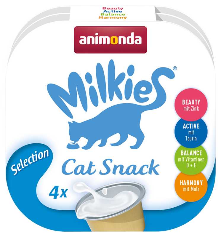 animonda Cat Snack Milkie - 4x15g - Selection Mixed 