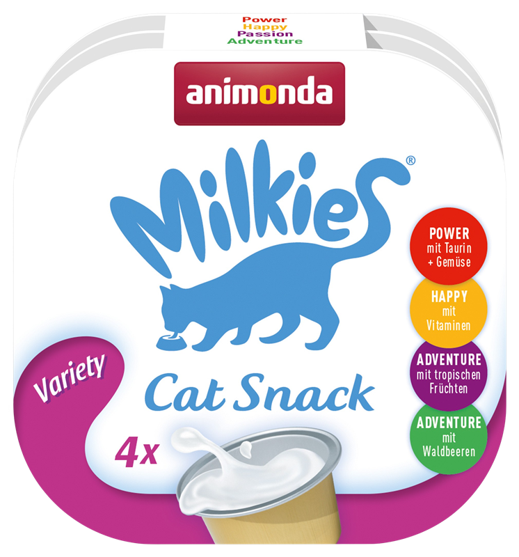 15x animonda Cat Snack Milkie - 4x15g - Variety 
