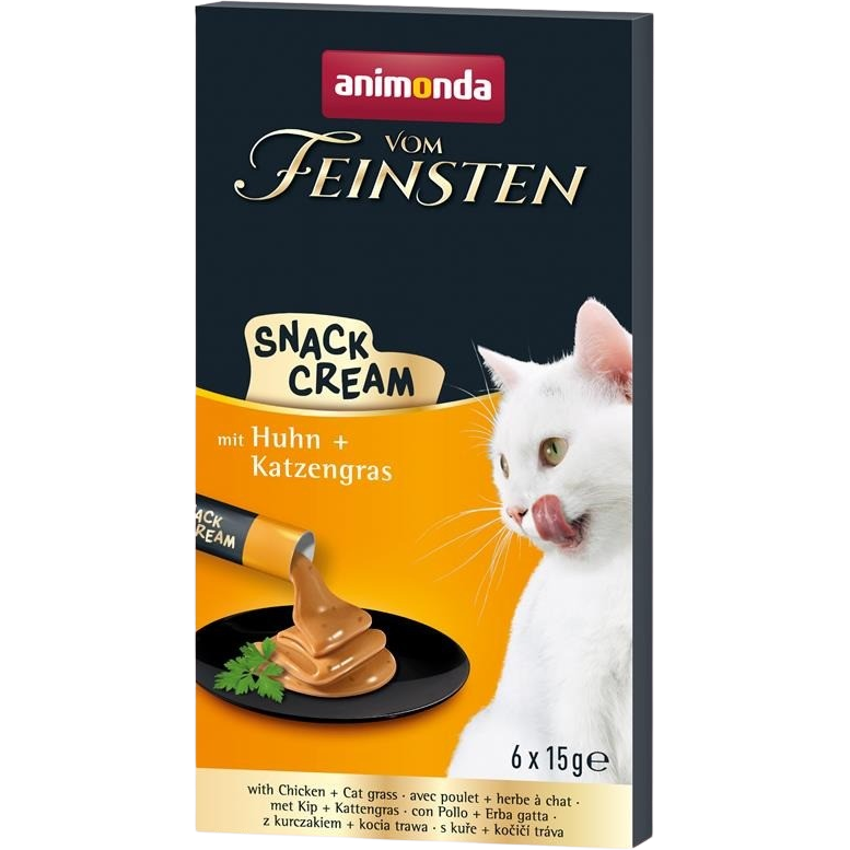 11x animonda Cat Snack vom Feinsten Adult - 6 x 15 g - Huhn 