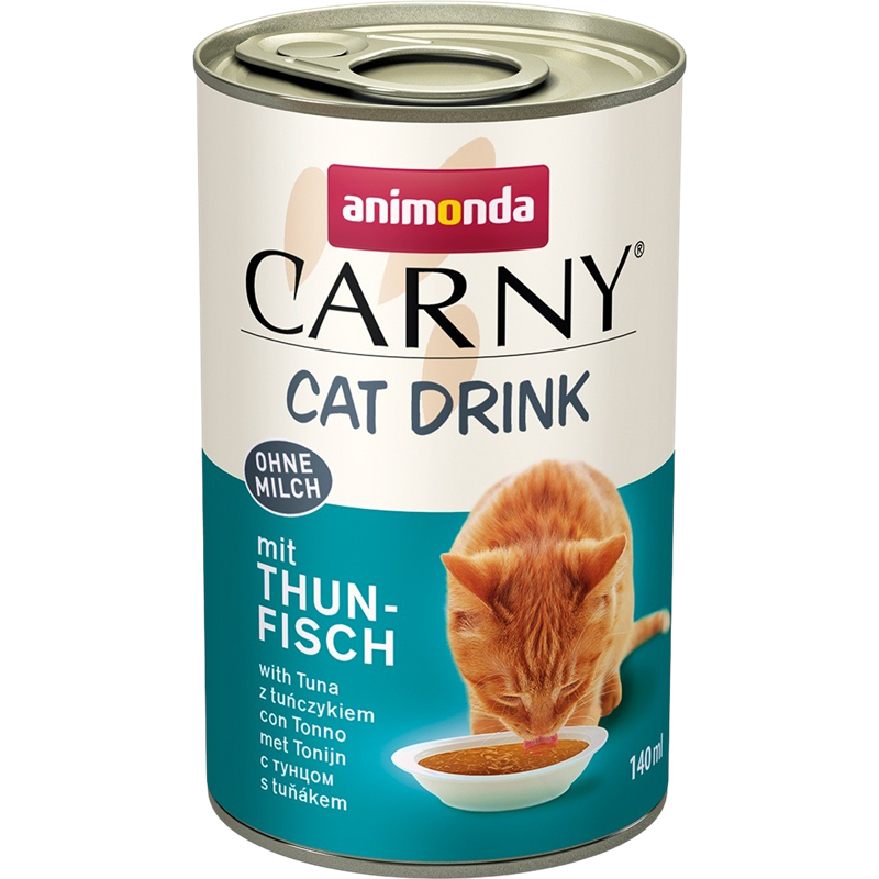 24x animonda Dose Carny Adult Cat Drink - 140 ml - Thunfisch 