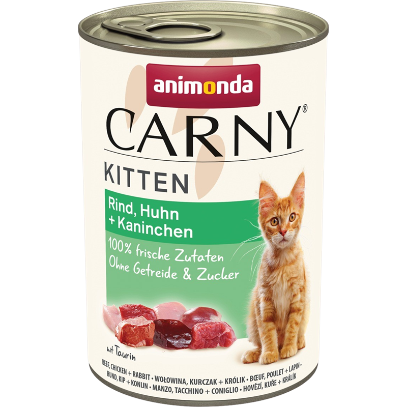 animonda Dose Carny Kitten - 400 g - Rind, Huhn & Kanininchen 