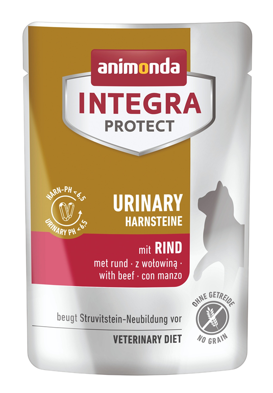 24x animonda Integra Protect Urinary - 85 g - Rind 