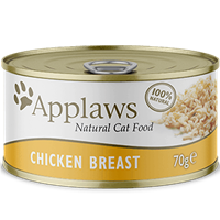 24x Applaws Natural Cat Tins - 70 g - Hühnerbrust 