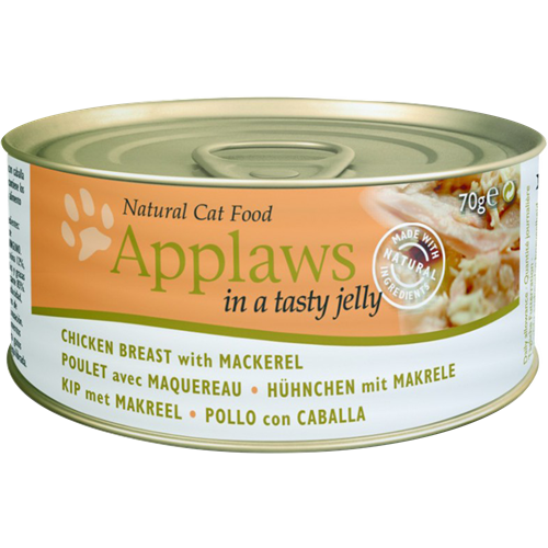 Applaws Natural Cat Tins - 70 g - Hühnchen mit Makrele 