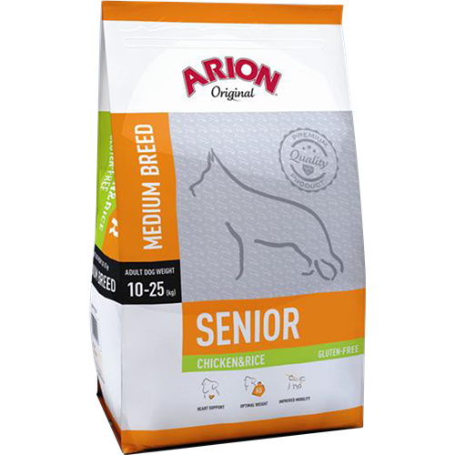 ARION Original Senior Medium - Chicken & Rice - 12 kg 