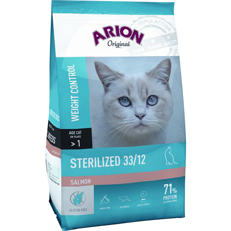 ARION Original - Sterilized 33/12 - 2 kg - Salmon 