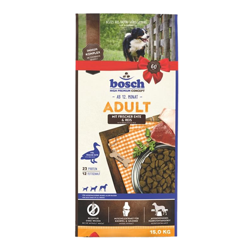 bosch Adult Ente & Reis - 15 kg 