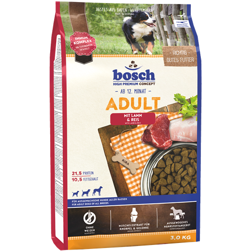 bosch HPC Adult Lamm & Reis - 3 kg 
