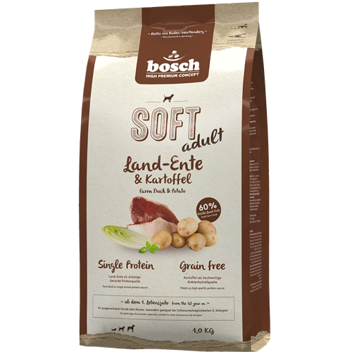 bosch HPC Soft Land-Ente & Kartoffel - 1 kg 