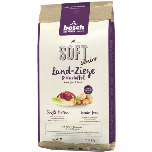 bosch HPC Soft Senior Land-Ziege & Kartoffel - 12,5 kg 