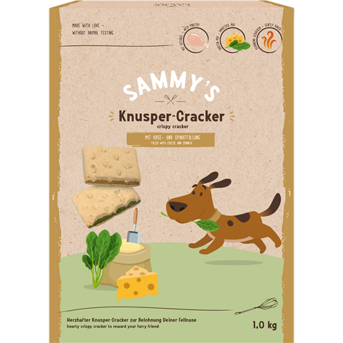4x bosch Sammy's Knusper-Cracker - 1 kg 