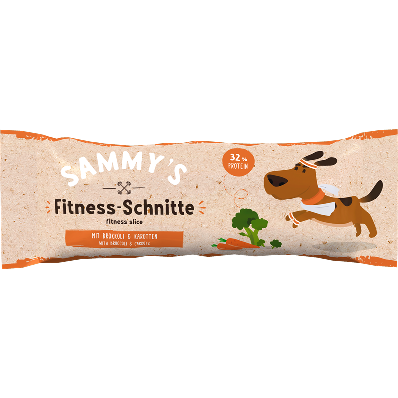20x bosch Sammy's Fitness- Schnitte - 25 g - Brokkoli & Karotten 