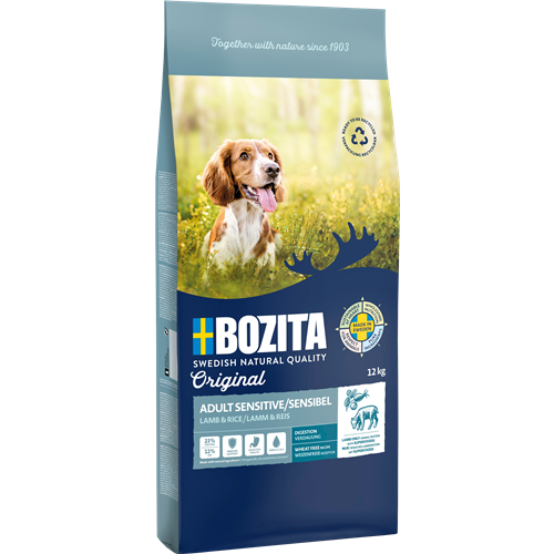 Bozita Original - 12 kg - Adult Sens. Digest. Lamb 