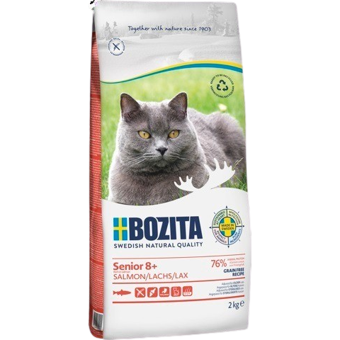 Bozita Senior 8 Grainfree mit Lachs - 2 kg 