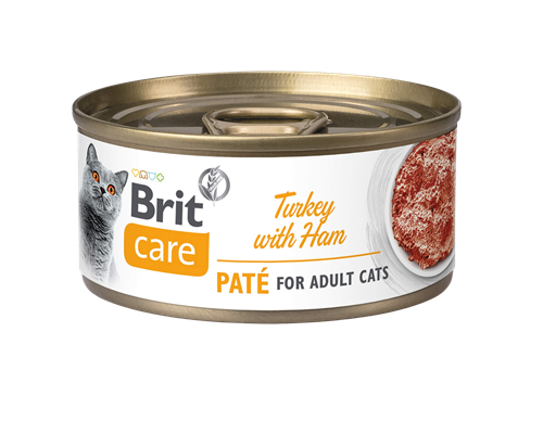 Brit Care 70 g - Turkey Paté with Ham 