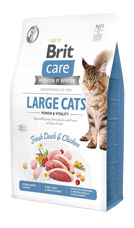 Brit Care Large Cats - Power & Vitality - 2 kg 