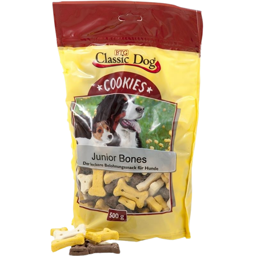 BTG Classic Dog Cookies - 500 g - Junior Bones 