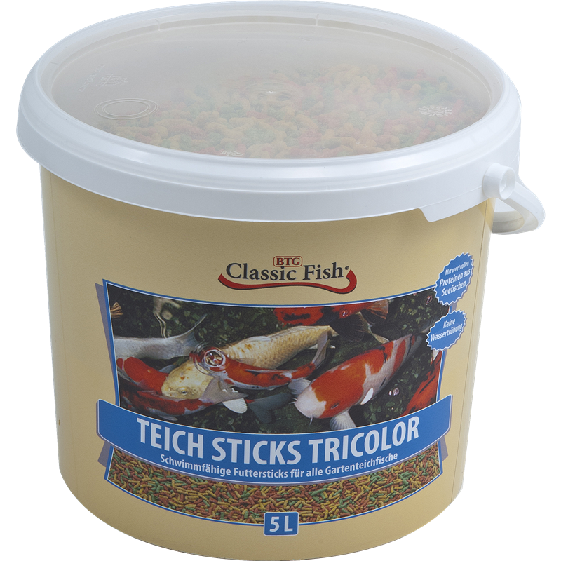 BTG Classic Fish Teichsticks - Tricolor - 5 l 