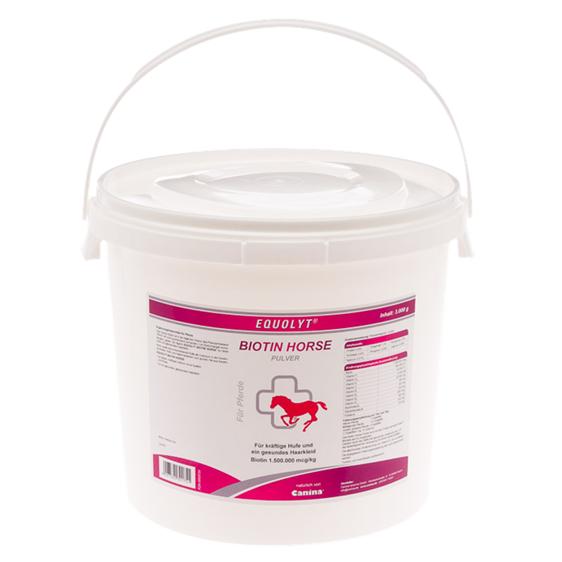 Canina EQUOLYT® Biotin Horse Pulver - 3 kg 