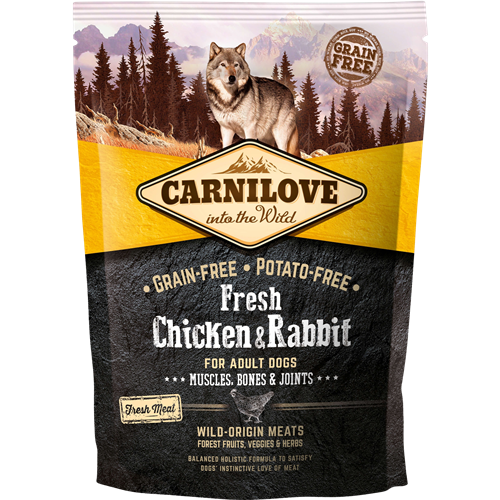 2x Carnilove Adult Fresh Chicken & Rabbit - 1,5 kg 