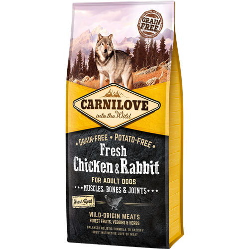 Carnilove Adult Fresh Chicken & Rabbit - 12 kg 
