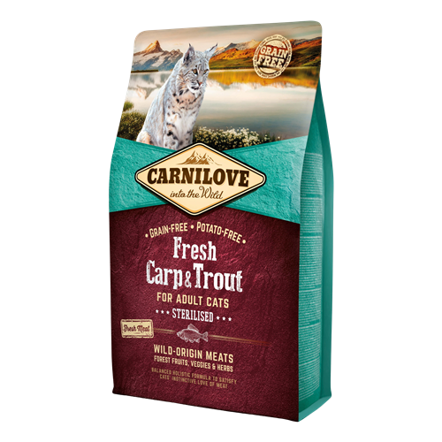 Carnilove Cat Adult Fresh Carp & Trout - 2 kg 