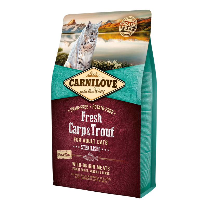 Carnilove Cat Adult Fresh Carp & Trout - 2 kg 