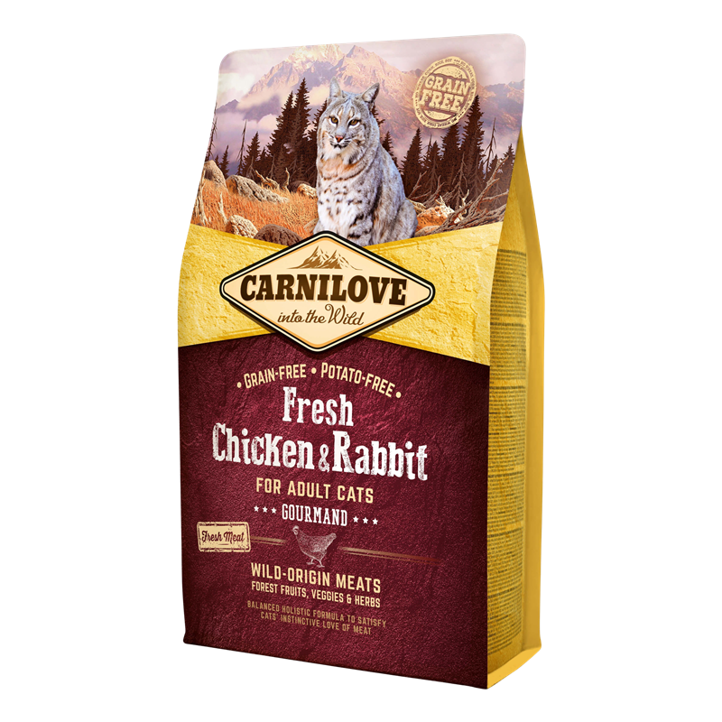 Carnilove Cat Adult Fresh Chicken & Rabbit - 2 kg 