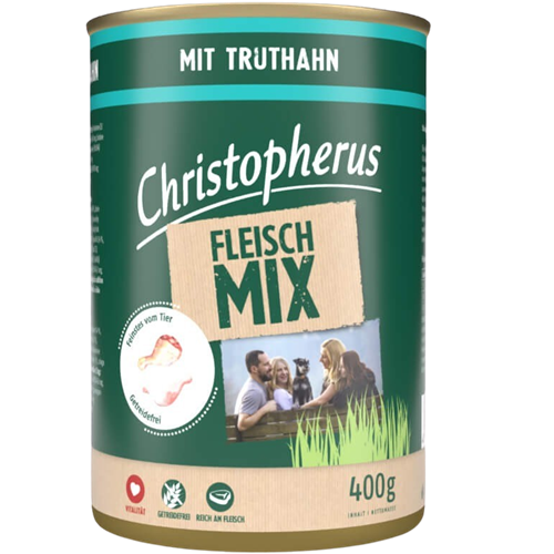 Christopherus Fleischmix - 400 g - Truthahn 