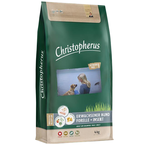 Christopherus Getreidefrei - Forelle & Insekt - 4 kg 