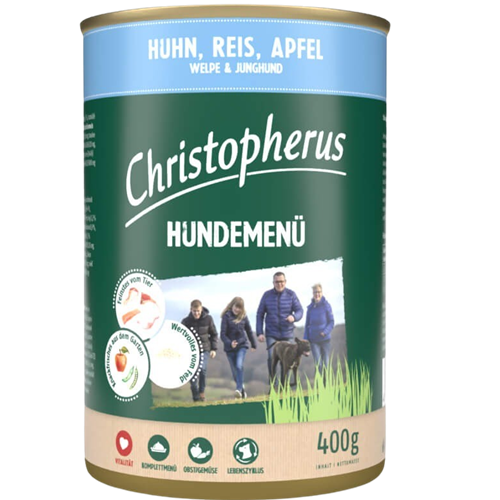 Christopherus Menü Junior - 400 g - Huhn & Reis 