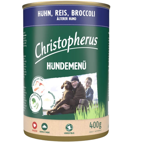 Christopherus Menü Senior - 400 g - Huhn & Reis 