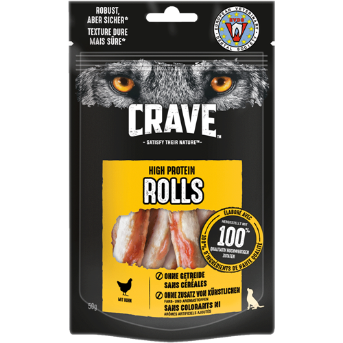 Crave High Protein Rolls 50 g - Huhn 