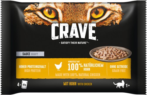 13x Crave Multipack 4 x 85 g - Huhn 