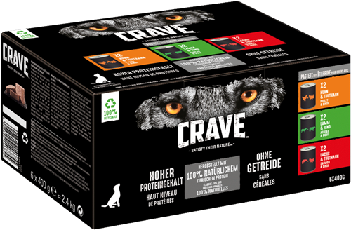 Crave Multipack 6 x 400 g - Mixed Pastete 