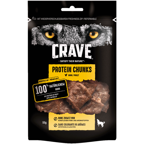 Crave Protein Chunks 55 g - Huhn 