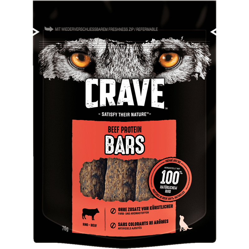 Crave Protein Bars 76 g - Rind 