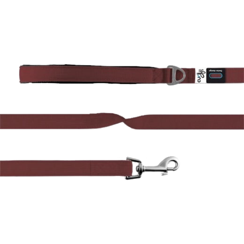 curli Basic Leine Nylon - 140 x 2,0 cm - maroon 