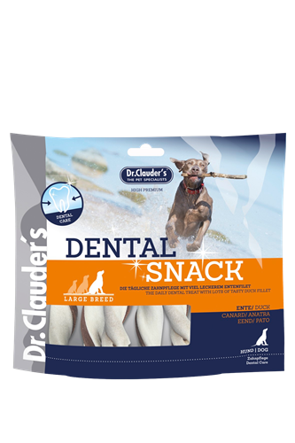 Dr. Clauder's Dental Snack Ente Large - 500 g 